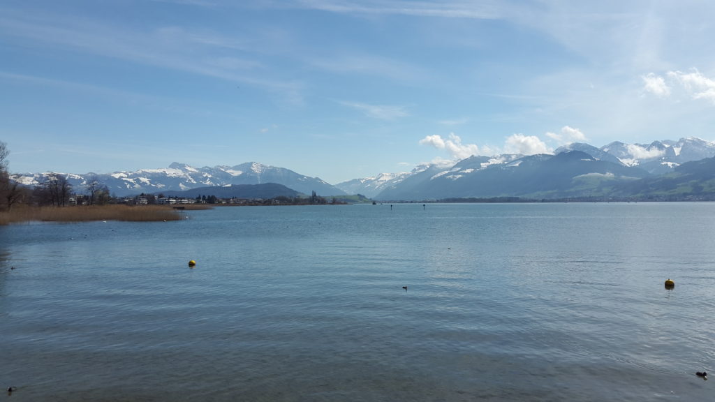 Rapperswil Harbour and Lake Zurich